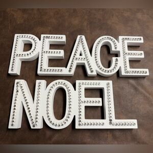 White Wall Decor-Christmas themed